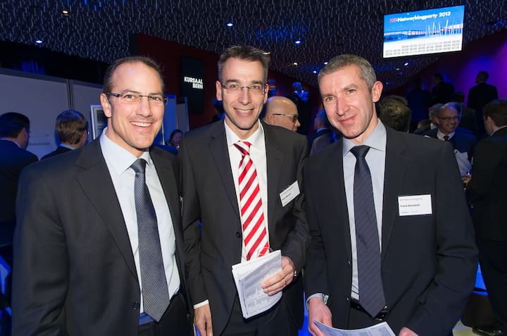 Andreas M. Schönenberger, Verwaltungsrat PubliGroupe; René Manser, CIO Bucher Municipal; Frank Blockwitz, Geschäftsleitung HP