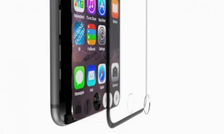 Das Display muss ein Loch haben, um Platz für die Home-Taste zu schaffen. Das sind natürlich nur Gedankenspielereien, die zeigen, was denkbar wäre.