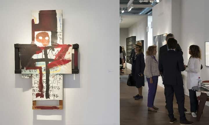 Besonders viel Aufmerksamkeit finden in diesem Jahr die Werke von Jean-Michel Basquiat. Die Preise für seine Kunst steigen aktuell schnell.
