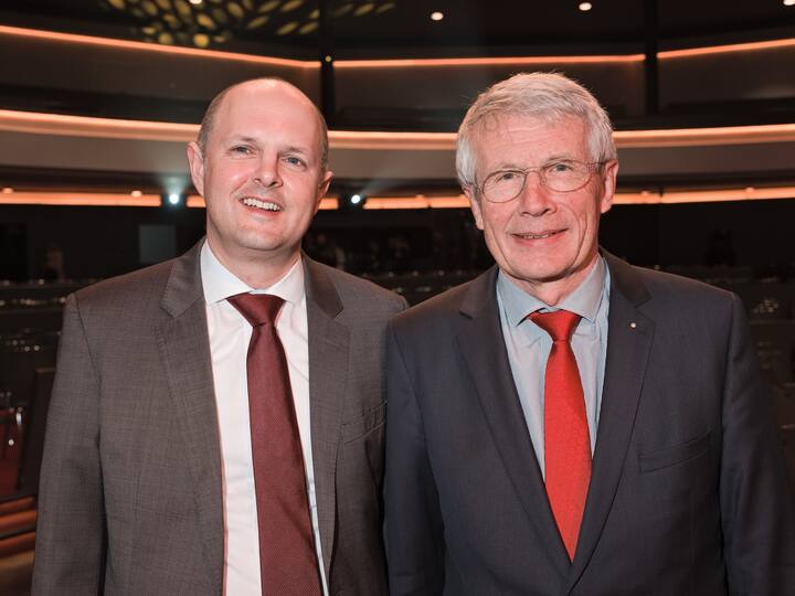 Daniel Heiniger, Prix SVC Gewinner 2017;Walter Steinlin, JuryprÃ¤sident