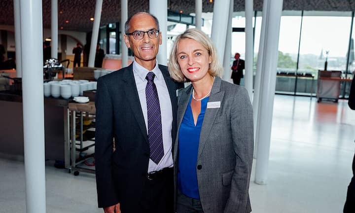 Vincens Nold (Bundesanwaltschaft) und Ursula Nold (Migros-Genossenschafts-Bund)