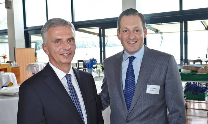 Didier Burkhalter, Bundesrat;
Boris F.J. Collardi, CEO, Bank Julius Baer Group Bilder: Markus Senn