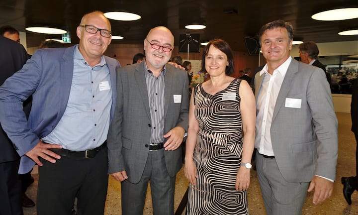 Bernhard Ostertag, CEO, Intercard AG;
Martin Schmid, Head Cards & Payment, Accarda AG;
Ursula Fraefel, Senior Consultant, Farner Consulting AG;
Christian Vetsch, CMO, Abrantix AG