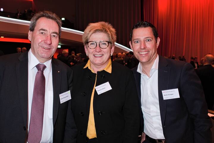 Heinz Siegenthaler, Nationalrat;Beatrice Simon, Finanzdirektorin Kanton Bern;Martin Aregger