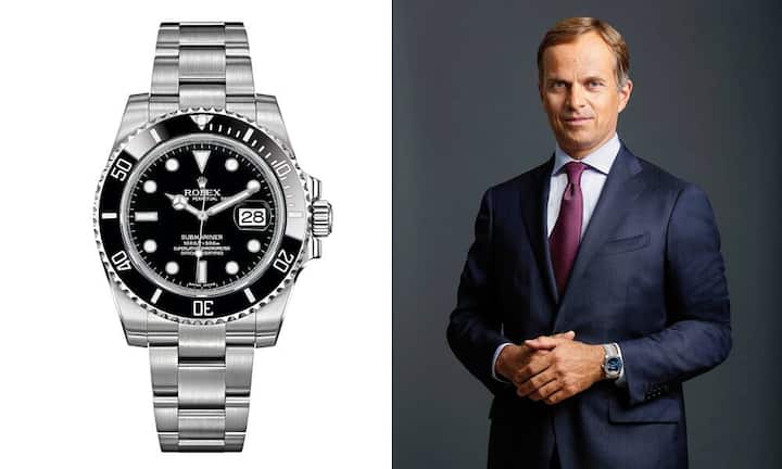 RolexCEO: Jean-Frédéric Dufour (Bild)Umsatz: 4,95 Milliarden Franken (geschätzt)Gründungsjahr: 1905Profil: Hocheffizienter Industriebetrieb, der zurzeit rund 800'000 Luxusuhren jährlich produziertIkone: Rolex Oyster (Bild), die erste wasserdichte Uhr, die alles Folgende prägte