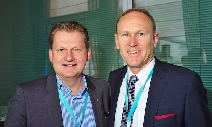 Ralph Siegl, CEO, Confiseur Läderach AG;
Stefan Scheiber, CEO, Bühler Management AG