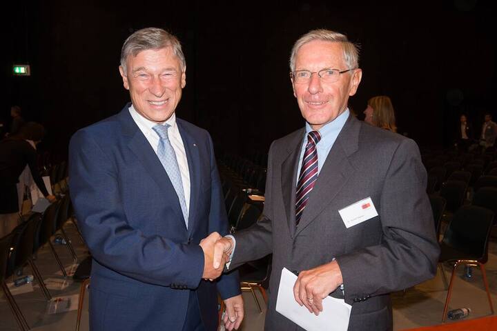 Gerold Bührer, alt Präsident economiesuisse; Rudolf Walser