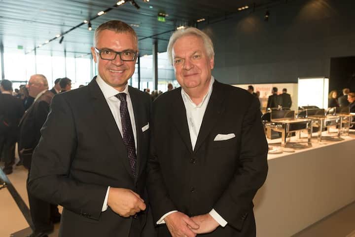 Ralph Scheuss, Referent, trendFACT AG; Mac Rohrbach, CEO, Management School St. Gallen