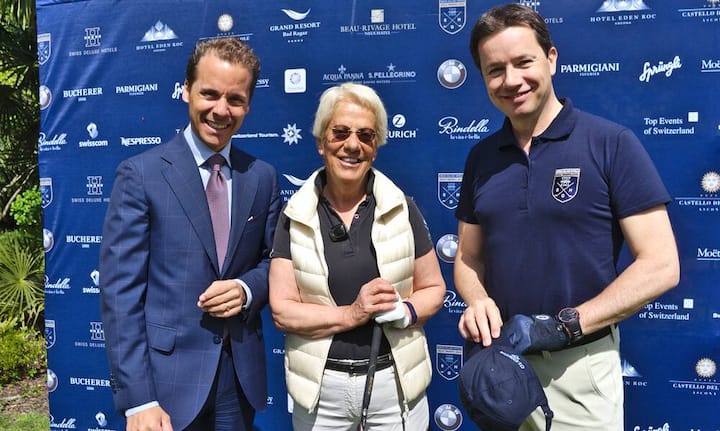 Daniel Schälli, Direktor, Hotel Eden Roc Ascona;
Carla Del Ponte, UNO-Ermittlerin für Syrien;
Siro Barino, Geschäftsführer, Swiss Deluxe Hotels