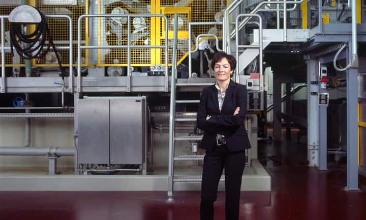 …der Unternehmerin Franziska Tschudi, CEO des Technologieunternehmens Wicor, und …