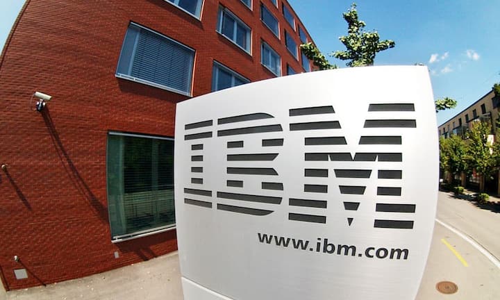 ...auf Platz 2 IBM. Auf dem nächsten Bild, die IT-Unternehmen, die es in die Top 20 geschafft haben und...