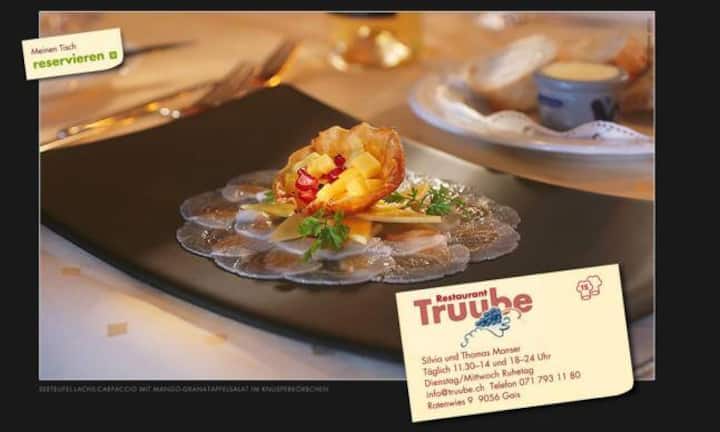 Das Truube in Gais (AR) und als letztes Haus in der Deutschweiz...
Screenshot Truube