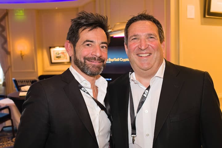 Schoscho Rufener, VR, MCH Global;Daniel Gutenberg, Crypto Finance Conference