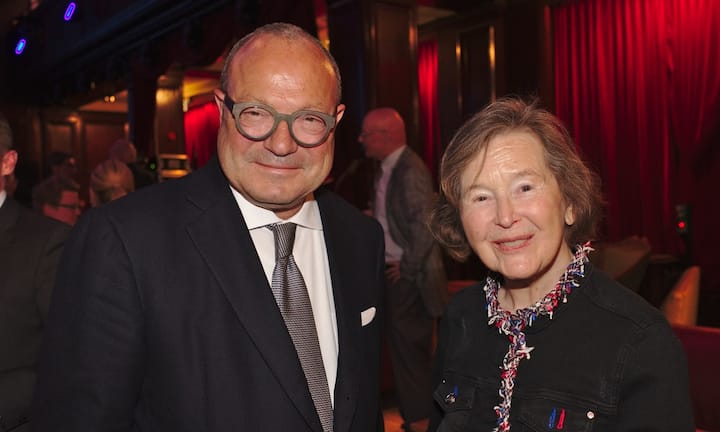 Andreas Schmid, Präsident Flughafen Zürich; Elisabeth Kopp, alt Bundesrätin