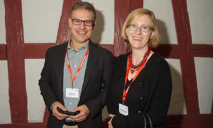 Benjamin Fehr, Partner, PriceaterhouseCoopers; Claudia Goetz Staehelin, Head of Litigation, Novartis International AG