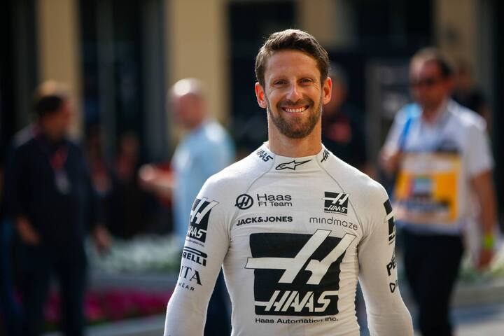 2019 Abu Dhabi GP YAS MARINA CIRCUIT, UNITED ARAB EMIRATES - NOVEMBER 30: Romain Grosjean, Haas F1 during the Abu Dhabi GP at Yas Marina Circuit on November 30, 2019 in Yas Marina Circuit, United Arab Emirates. Photo by Andy Hone / LAT Images Images PUBLICATIONxINxGERxSUIxAUTxHUNxONLY ONZ6370