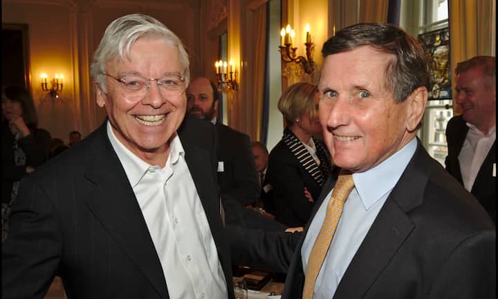 Peter F. Weibel, Chariman, University of Zurich Foundation;
Hans Nater, Partner, Nater Dallafior Rechtsanwälte