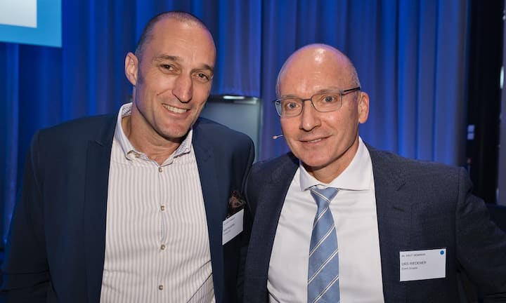 Martin Bürki, Ericsson AG; Urs Riedener, CEO, Emmi Gruppe