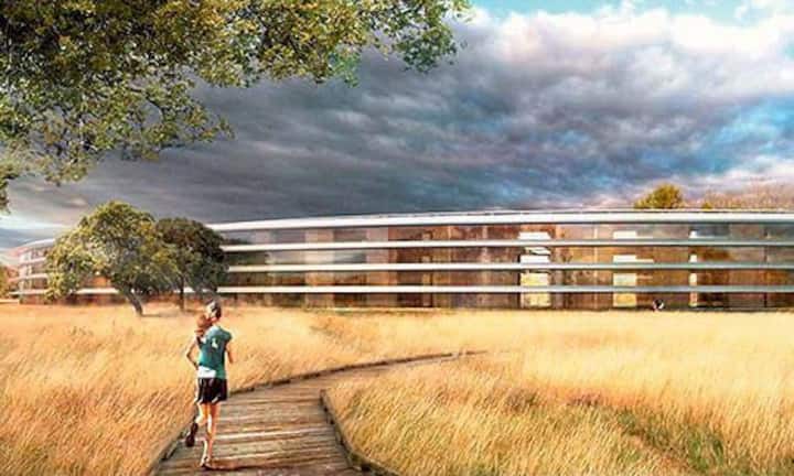 ... an das der Apple-Produkte. Schlicht, unaufgeregt...Illustration: Foster + Partners