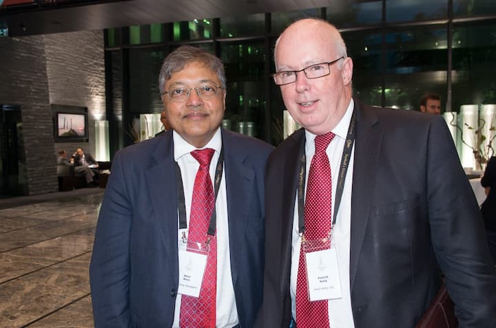 Mihir Bose, Evening Standard; Patrick Nally, West Nally Ltd.