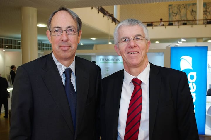 Godefridus Vranken, Senior Vice President, Business Development and Corporate Communications, JTI; Thomas Straubhaar, Direktor und Sprecher der Geschäftsführung des Hamburgischen WeltWirtschaftsInstituts HWWI