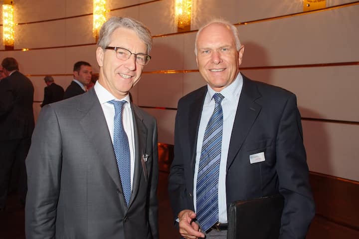 Herbert J. Scheidt, VR-P, Bank Vontobel AG; Hans Hess, Präsident, Swissmem.