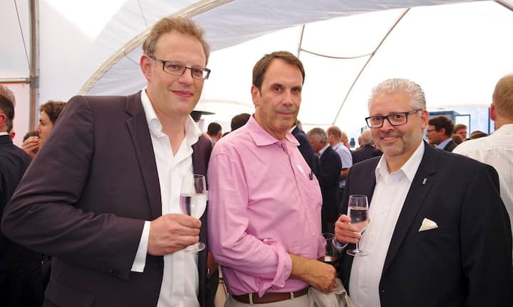 Peter Ludwig, Head of Strategy, Milla & Partner GmbH Stuttgart;
Ulrich Kapferer, Direktor Special Projects, Nüssli (Switzerland) Ltd.;
Roland Gebhardt, Director Projects Exhibitions, Nüssli (Switzerland) Ltd.