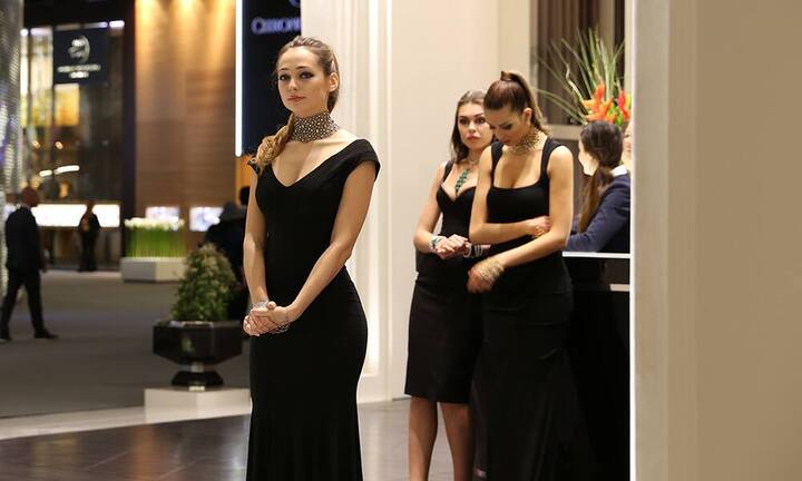 Hübsch anzusehen: der Stand von Jacob & Co.