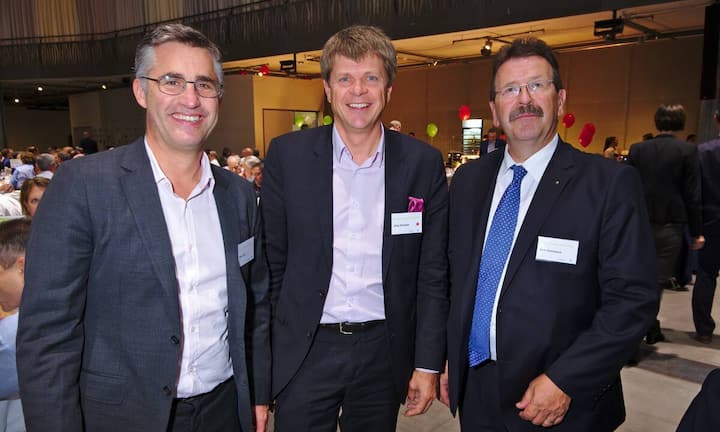 Felix Graf, CEO CKW;
Jürg Grossen, NR GLP;
Kurt Rohrbach, Präsident, Verband Schweiz. Elektrizitätsunternehmen