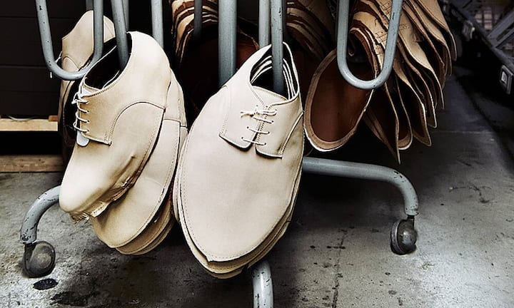 2. Das «Upper» – das Oberteil des Schuhs.