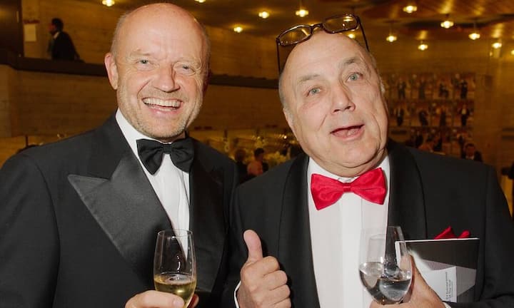 Markus Oberholzer, Chairman, Nimo Holding AG; Bernhard Alpstaeg, VRP, Swisspor Management AG