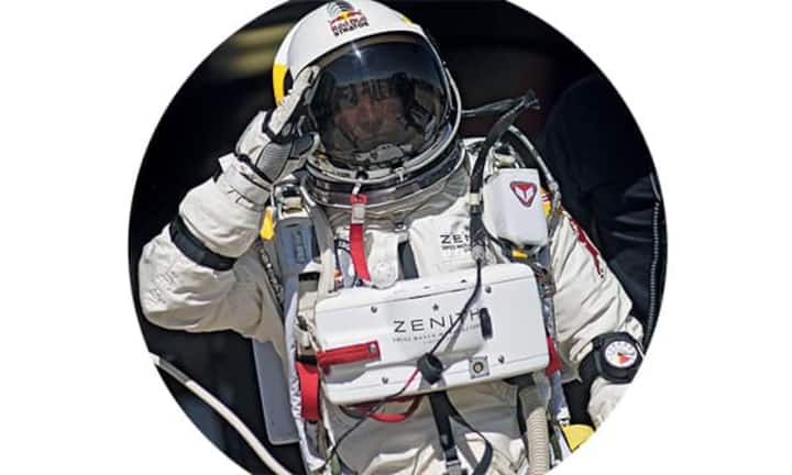 1357,5 km/h schnell war Felix Baumgartner bei seinem Sprung aus der Stratosphäre Richtung Erde, wie Messungen nachträglich ergaben. Damit erzielte der Zenith-Botschafter für die Marke aus Le Locle eine gigantische Werbewirkung.