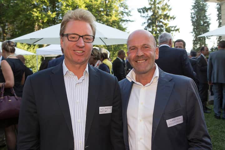 Jens Wegmann, Chief Corporate Development Officer, AGT International; Michael C. Petersen, Geschäftsführender Partner, Cross Equity Partners AG