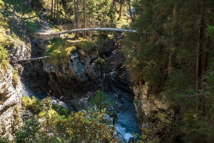 Brückenweg «Trutg dil Flem» bei Flims
