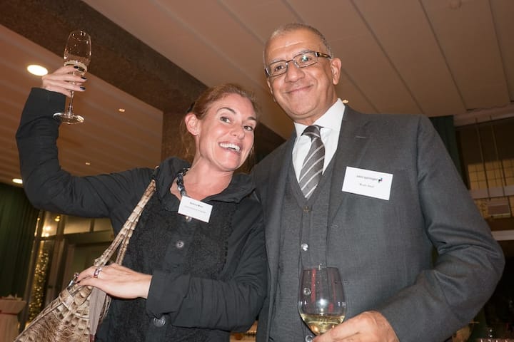 Bettina Möhr, Swiss-American Chamber of Commerce; Musti Asaf, axel springer