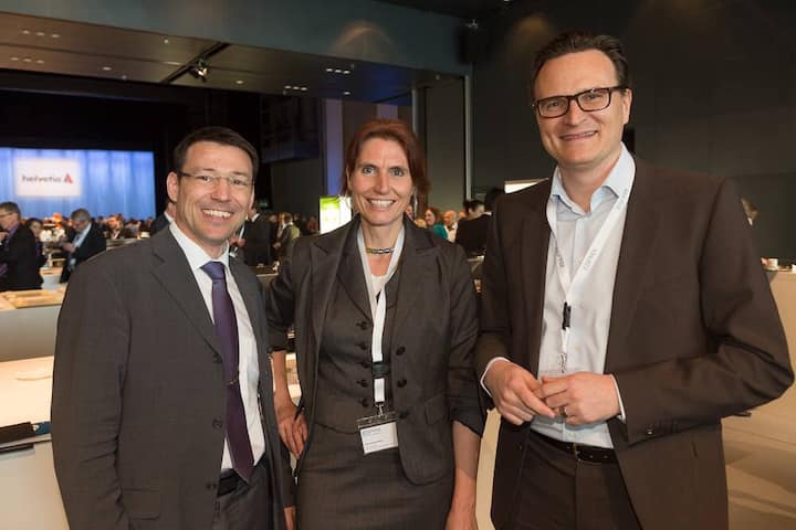 Norbert Vetterli, Spitaldirektor Kantonsspital Frauenfeld; Susanne Wyss, Interne Beraterin Unternehmensentwicklung, Klinik Hirslanden; Magnus Oetiker, CSO, Privatklinikgruppe Hirslanden