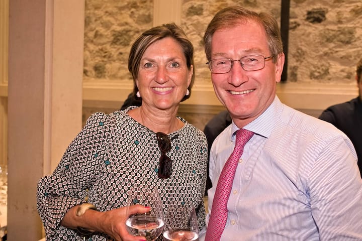 Wilhelm Luxem, Managing Director, Hotel Baur au Lac;Marie-BÃ©nÃ©dictine Luxem