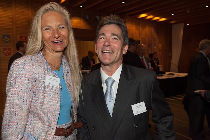 Andrea Schaller, President, Global Environmental Society; Thomas Schrepfer, Partner, Remaco Merger Ltd.