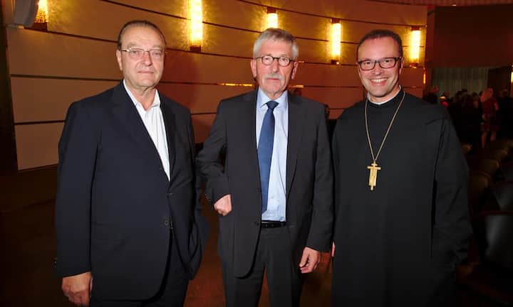 Oswald Grübel;
Thilo Sarrazin;
Abt Urban (Bildbeschrieb v.l.n.r.)