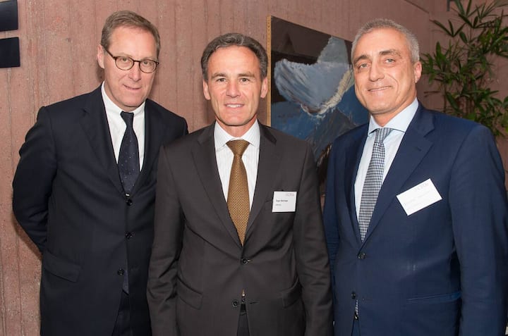 Georg Wechsler, Model Holding AG; Roger Neininger, KPMG AG; Ronald Sauser, Leonardo & Co.