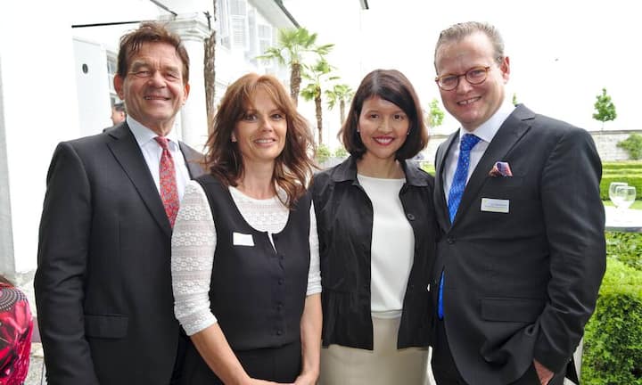 Werner Tschollar, Präsident & CEO, AMYRA Biotech AG;
Regula Buob, Managing Director, W.A. de Vigier Stiftung;
Claudia Barbour, CEO, AKER International AG;
Felix Grisard, Stiftungsrat, W.A. de Vigier Stiftung