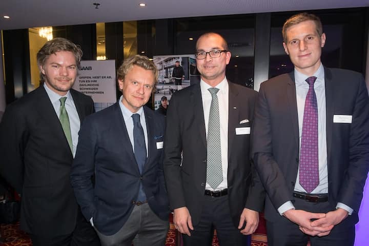 Hubertus Hillerström, Walder Wyss Ltd.; Björn von Below, EFG Bank; Geoffrey Nyström, SEB; Philip Heeroma, EFG Bank