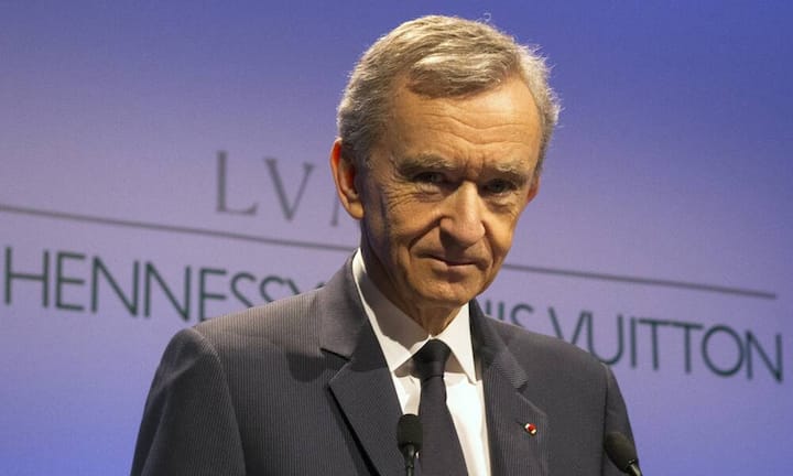Platz 2: Bernard Arnault
CEO der Luxusmarke LVMH