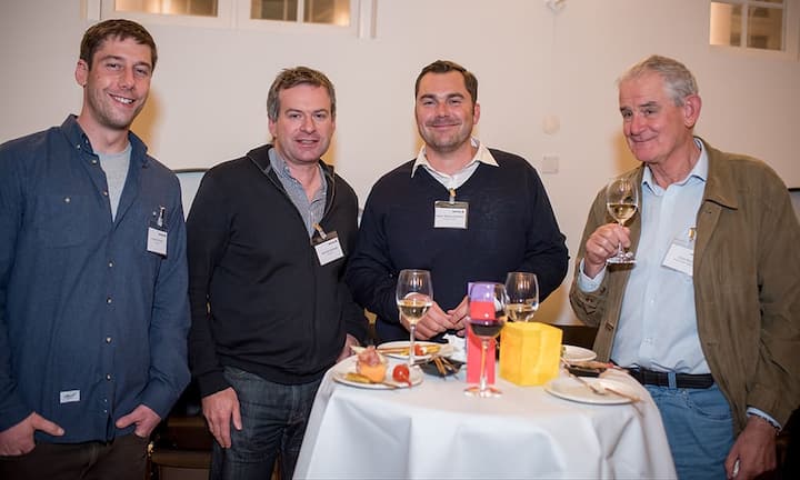 Impressionen von der Podiumsdiskussion «Rendez-vous Helvetia»v.l. Dominic Farner, Fornax AG | Bernhard Schlegel, Fornax AG | Adrian Neuenschwander, Energiewirt GmbH
