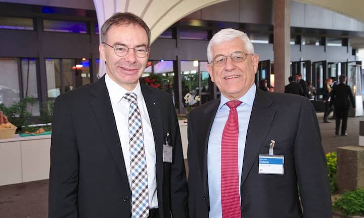 Thomas Bieger, Rektor, Universität St. Gallen;
Peter Schorer, ehemaliger St. Galler Polizeidirektor und Mitglied des Universitätsrates St. Gallen