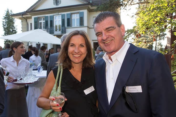 Susanne Mühlemann, Head Media Relations, Swiss International Airlines AG; Peter Spuhler, VR-Präsident & CEO, Stadler Rail AG