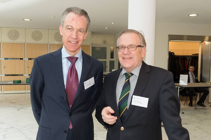 Urs Bertschinger, Prager Dreifuss AG; Peter Gomez, Uni St. Gallen