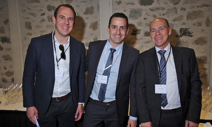 Markus Leimer, Kundenberater, Swiss Life AG;
Sandro Santostefano, SWICA Gesundheitsorganisation;
Patrick Moser, Verantwortlicher Grosskundenbetreuung, Sunrise Communications AG