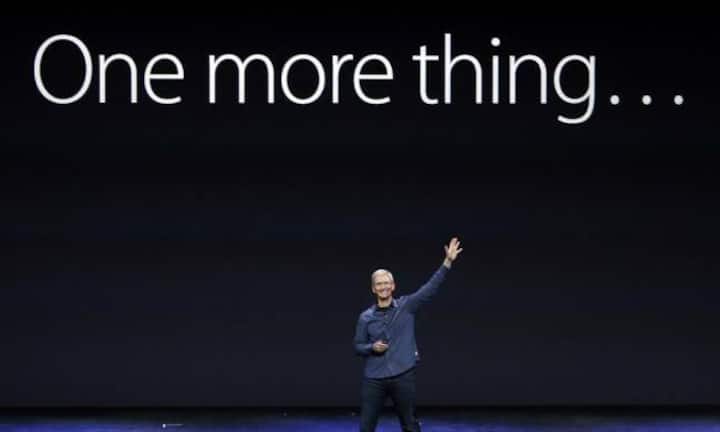 «One more thing...» Bei diesen Worten halten Apple-Jünger den Atem an. Keystone