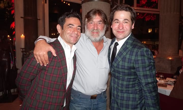 Schoscho Rufener, Gastgeber;  Pierre-Ange Le Pogam, Filmproduzent; Karl Spoerri, Gastgeber